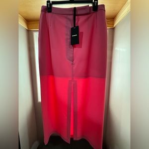 Pinko Pink Midi pencil Skirt